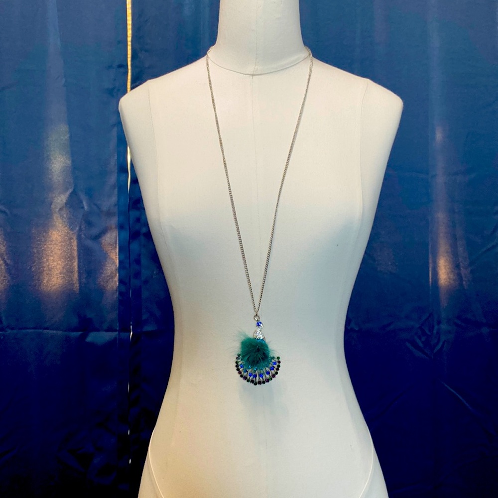 Peacock Statement Necklace by Charming Charlie